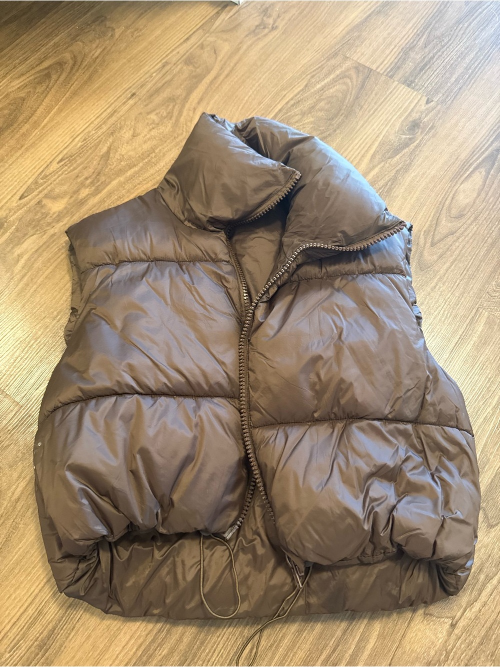 Amazon Women's Brown Puffer Vest